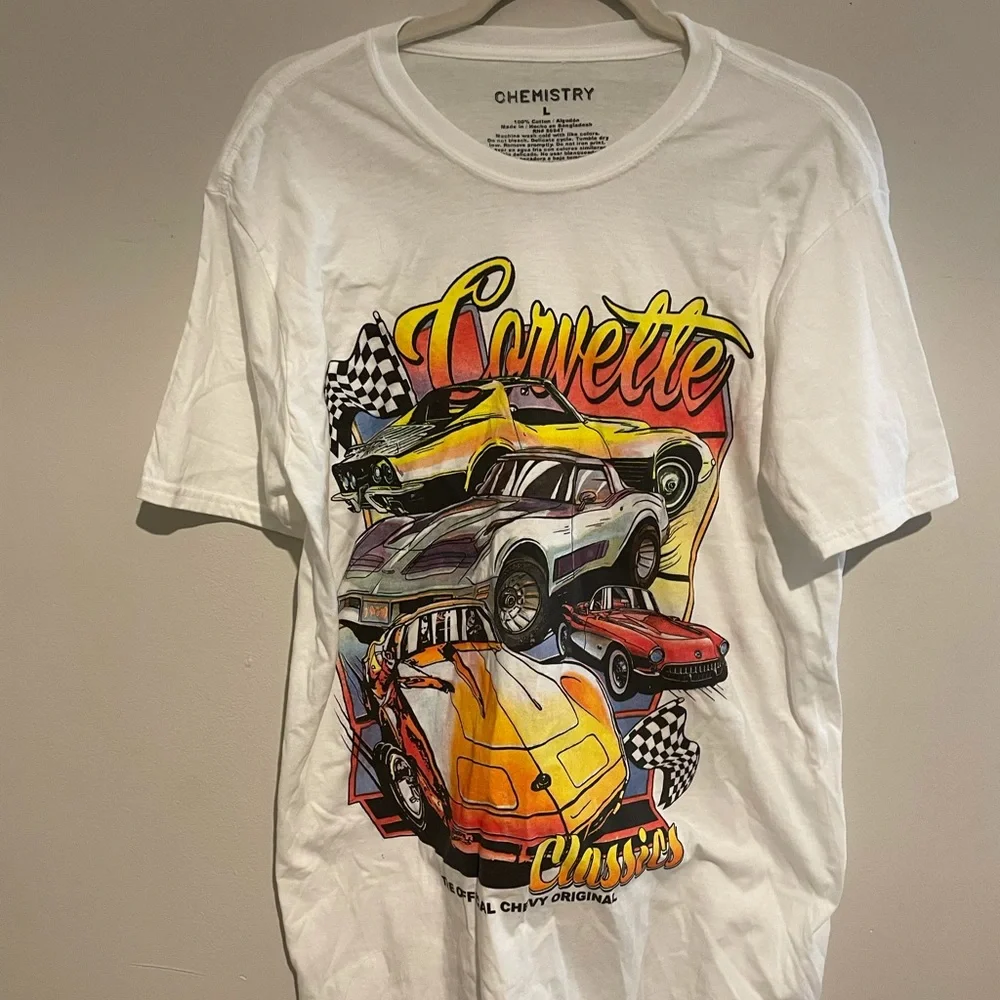 Large unisex Corvette graphic T-shirt - Picture 2 of 4